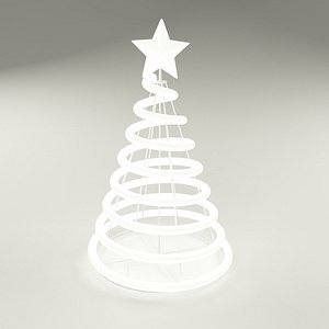 3d modern christmas tree