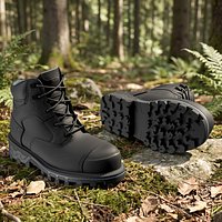 Composite Toe Work Boots Black
