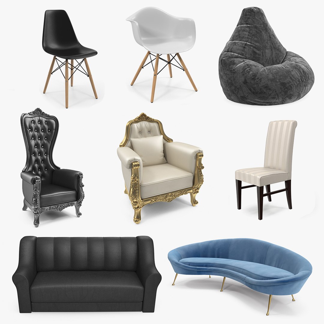 Furnishings Collection 2 3D model preview