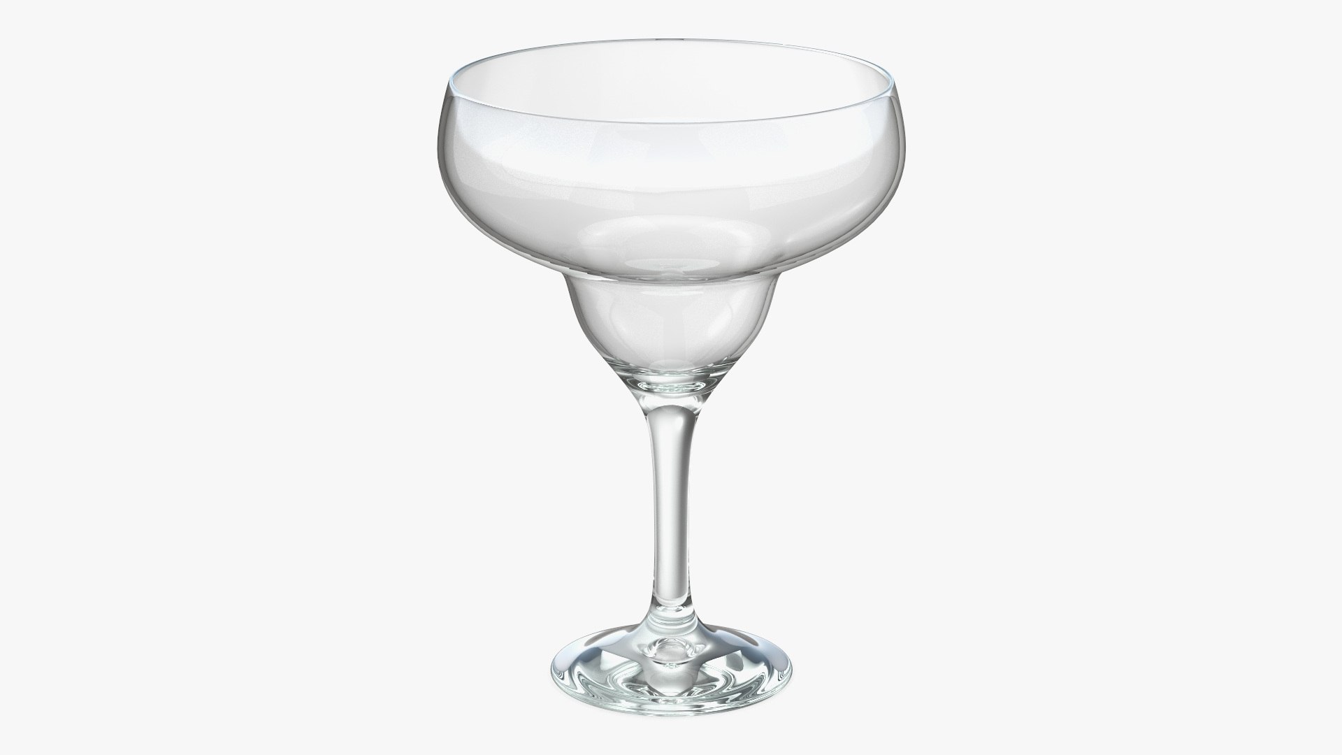 Margarita Glass Empty 3D model preview