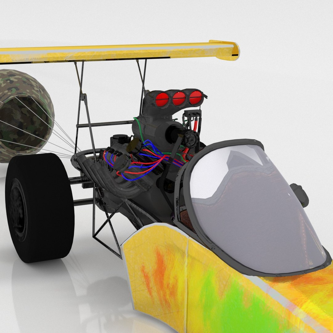 3D dragster drag - TurboSquid 1412566