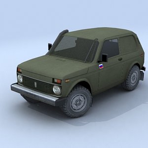vehicle military 3d model