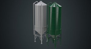 3D model silo 2a