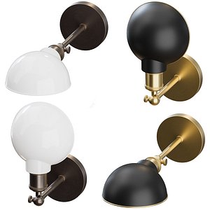 walker wall lamp menu 3D model