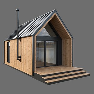 Barn house 02 3D model