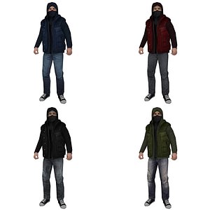 Rebel LOD1 Rigged Pack