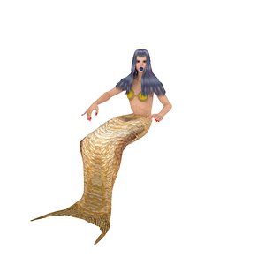 Woman Mermaid 3D Models for Download | TurboSquid