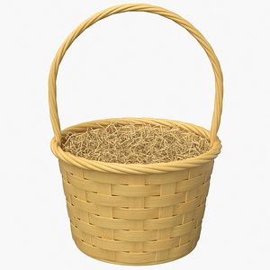 Basket with Straw