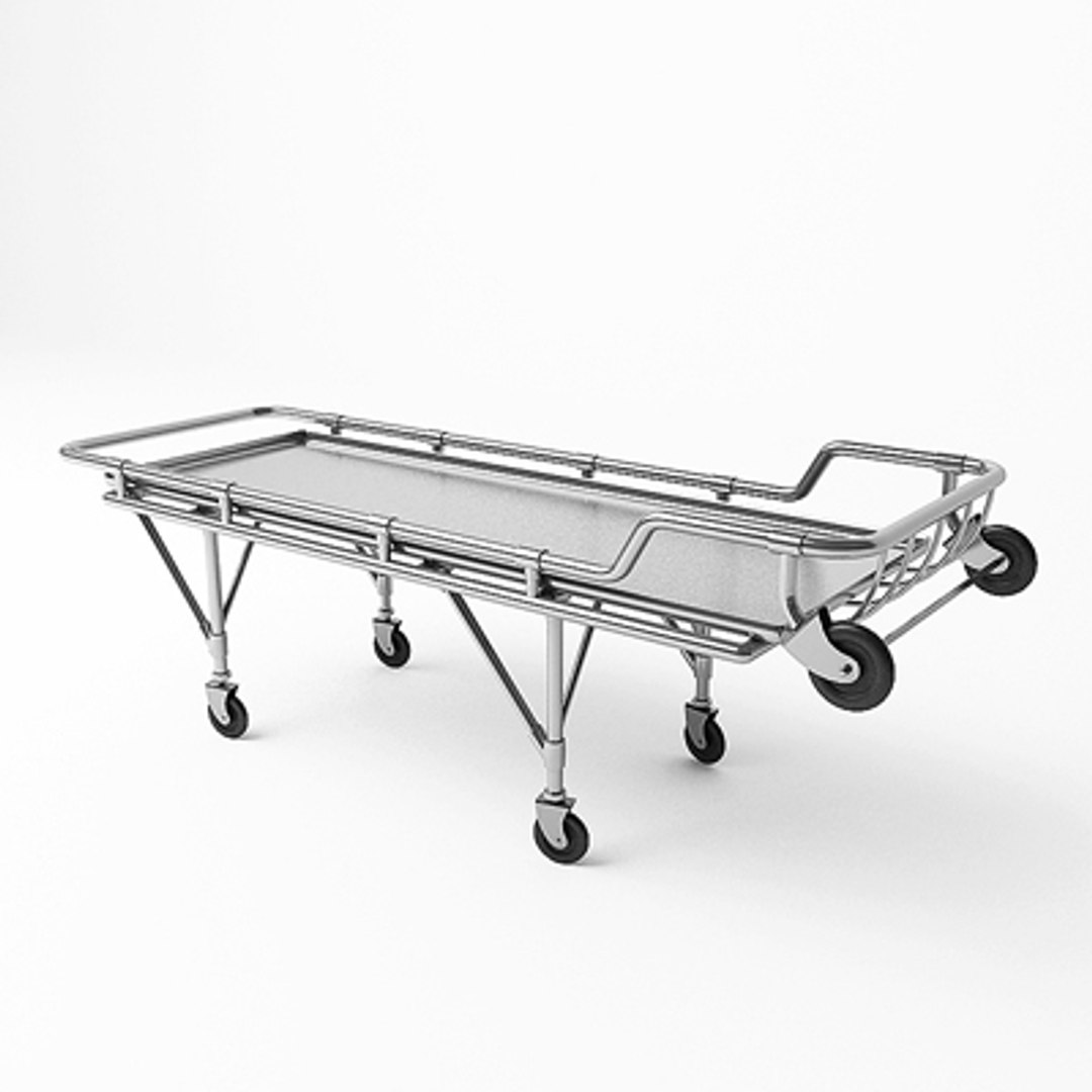 3d model stretcher medical