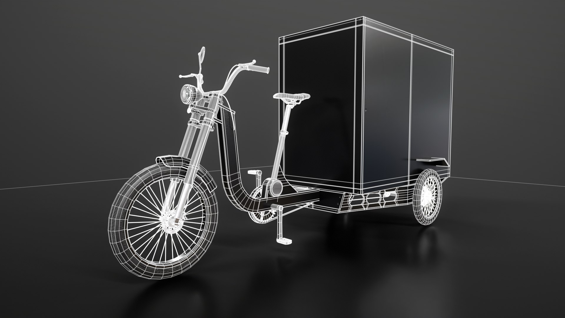 Electric Box Cargo Tricycle  Delivery Bike 3D Model model https://p.turbosquid.com/ts-thumb/Oc/4MKwoi/Qb/cb_wire_/png/1761725782/1920x1080/fit_q87/794fa2add0ab54d2c3018cde69716ab09b442abb/cb_wire_.jpg
