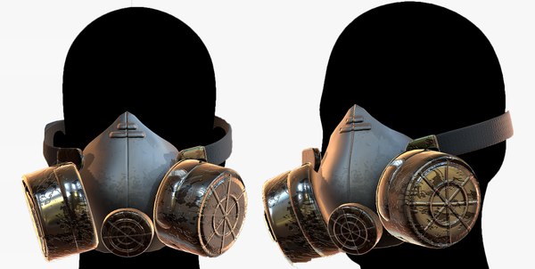 3D gas mask - TurboSquid 1681780