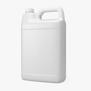 Plastic F-Style Bottle 1 Gallon 3D model