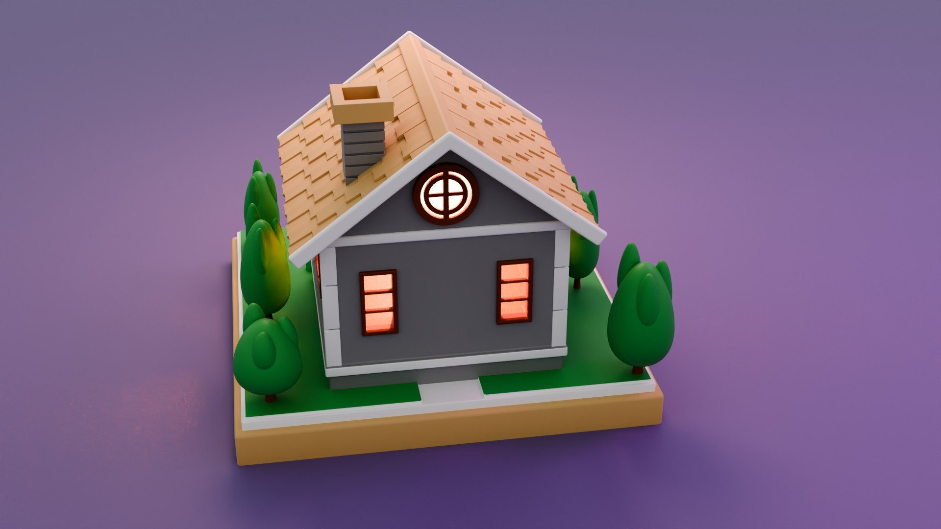 3D Stylized Tiny House - TurboSquid 2201522
