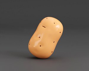 3D Potato 3d model