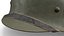 Steel Helmet with Chin Strap Old