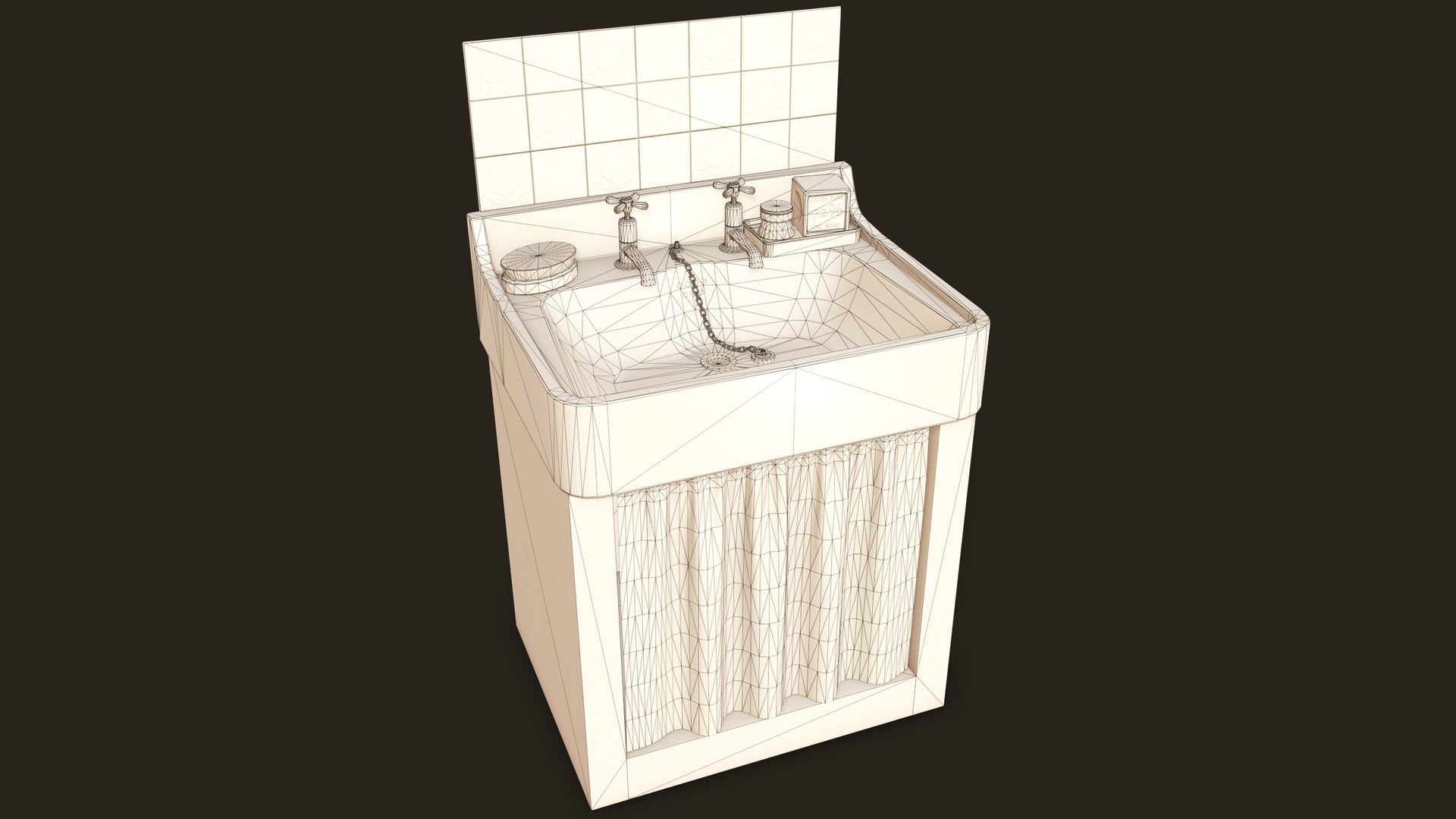 Old Kitchen Sink - PBR Game Ready Model - TurboSquid 2160530