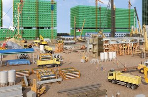 Under Construction Scene building site construction site