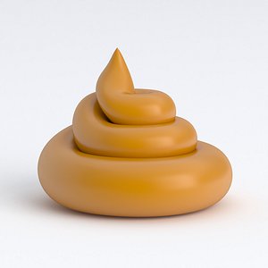 Pile of Poo brown 3D model