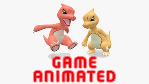 3D POKEMON Charmeleon Animated Game Already