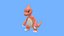 Анимированная игра 3D POKEMON Charmeleon уже