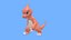 Анимированная игра 3D POKEMON Charmeleon уже
