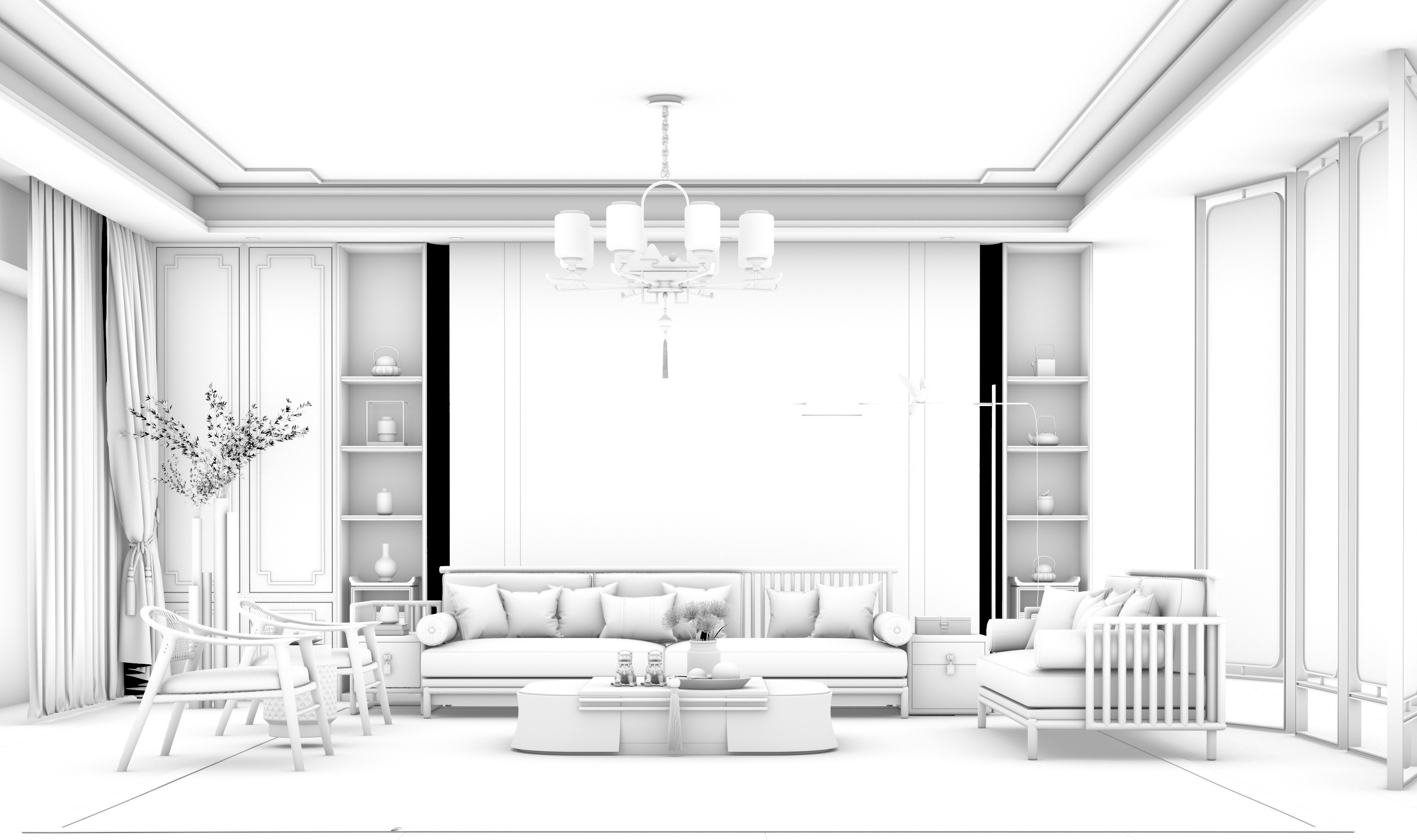 3D model Modern living room - TurboSquid 1757821