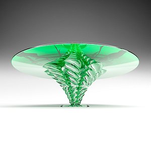 3D Glass Table