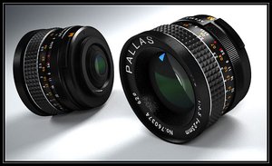 Pallas 23mm f=3.5 M42 photo camera lens