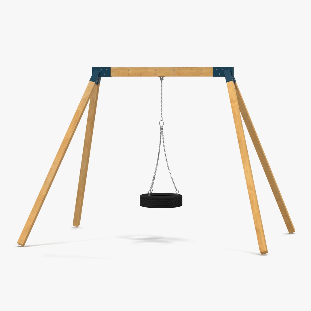 Tire Swing 3D model preview