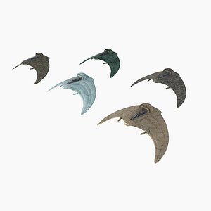 Military glider 3D model