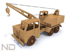 3ds max toy truck crane
