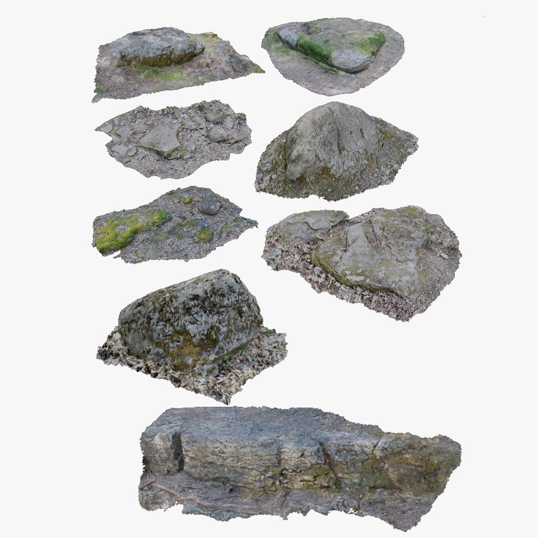 Rock Photogrammetry Collection 3D Model - TurboSquid 1959573