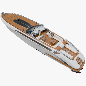 Yacht Boat 01 White Rig Interior All PBR Unity UE Textures 3D
