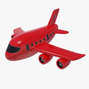 3D model Cartoon Plane