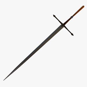 3D standard sword model