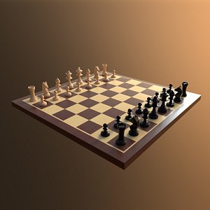 chess set 3D