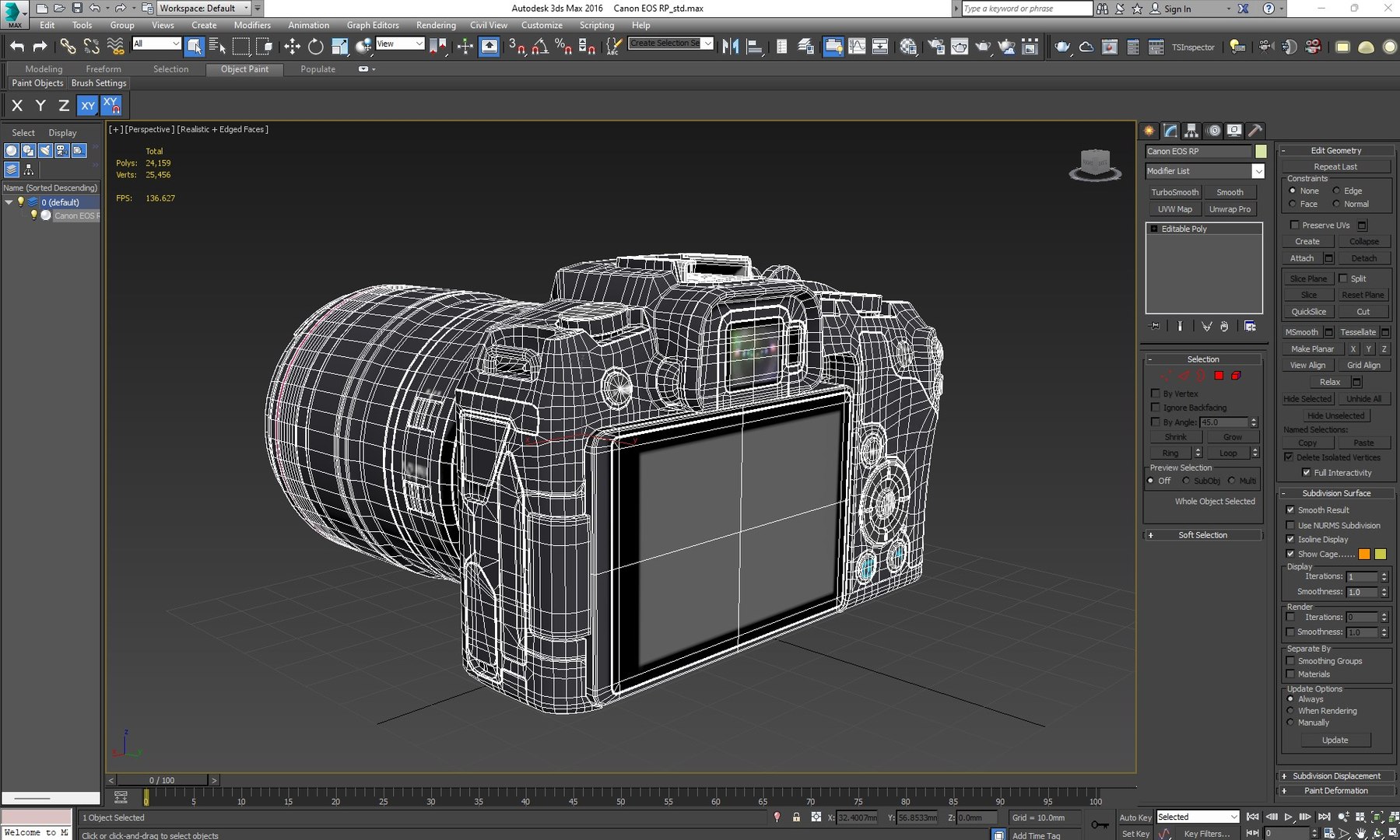 Canon EOS RP Mirrorless 3D - TurboSquid 2110048