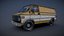 70s industrial van PBR model