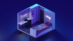 Isometric Room 3D