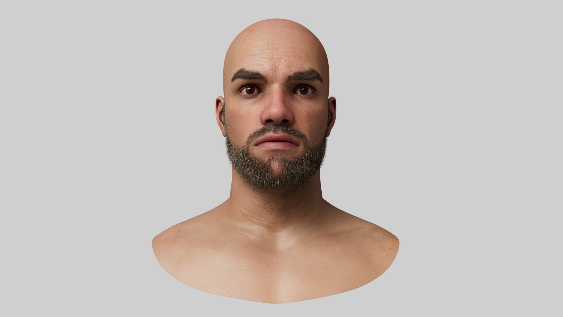 Male Head Mesh Metahuman Unreal Topology Man Head Mesh V1 3D Model ...