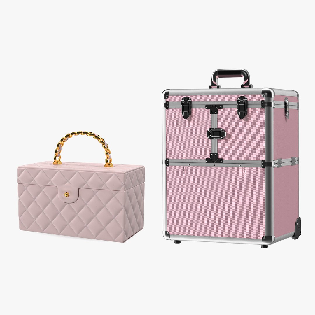 Makeup Cases Collection 3D model preview