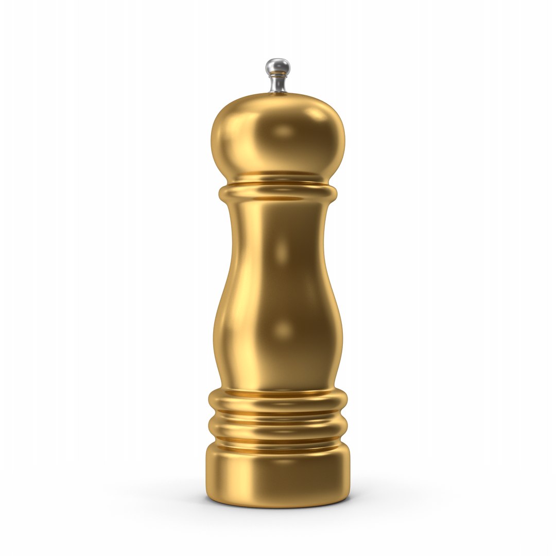 Gold Pepper Mill model https://p.turbosquid.com/ts-thumb/Oc/xdiy86/sB/goldpeppermill.i01.2k/png/1651595431/1920x1080/fit_q87/3d18217e183ef0eaa697c61db15a9700df5330fc/goldpeppermill.i01.2k.jpg