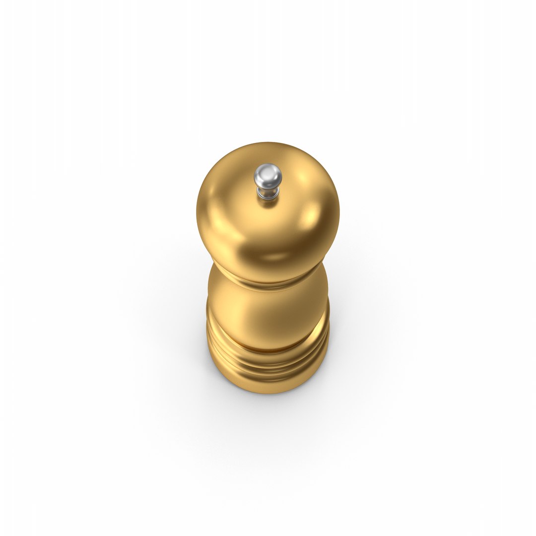 Gold Pepper Mill model https://p.turbosquid.com/ts-thumb/Oc/xdiy86/we/goldpeppermill.c10.2k/png/1651595446/1920x1080/fit_q87/a12f4f518d83f35a1f9f273f297233d786bda1d7/goldpeppermill.c10.2k.jpg