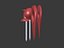 pointer point 3D model