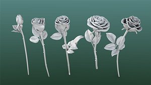3D Rose Printable