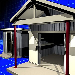 shed 01 3d model