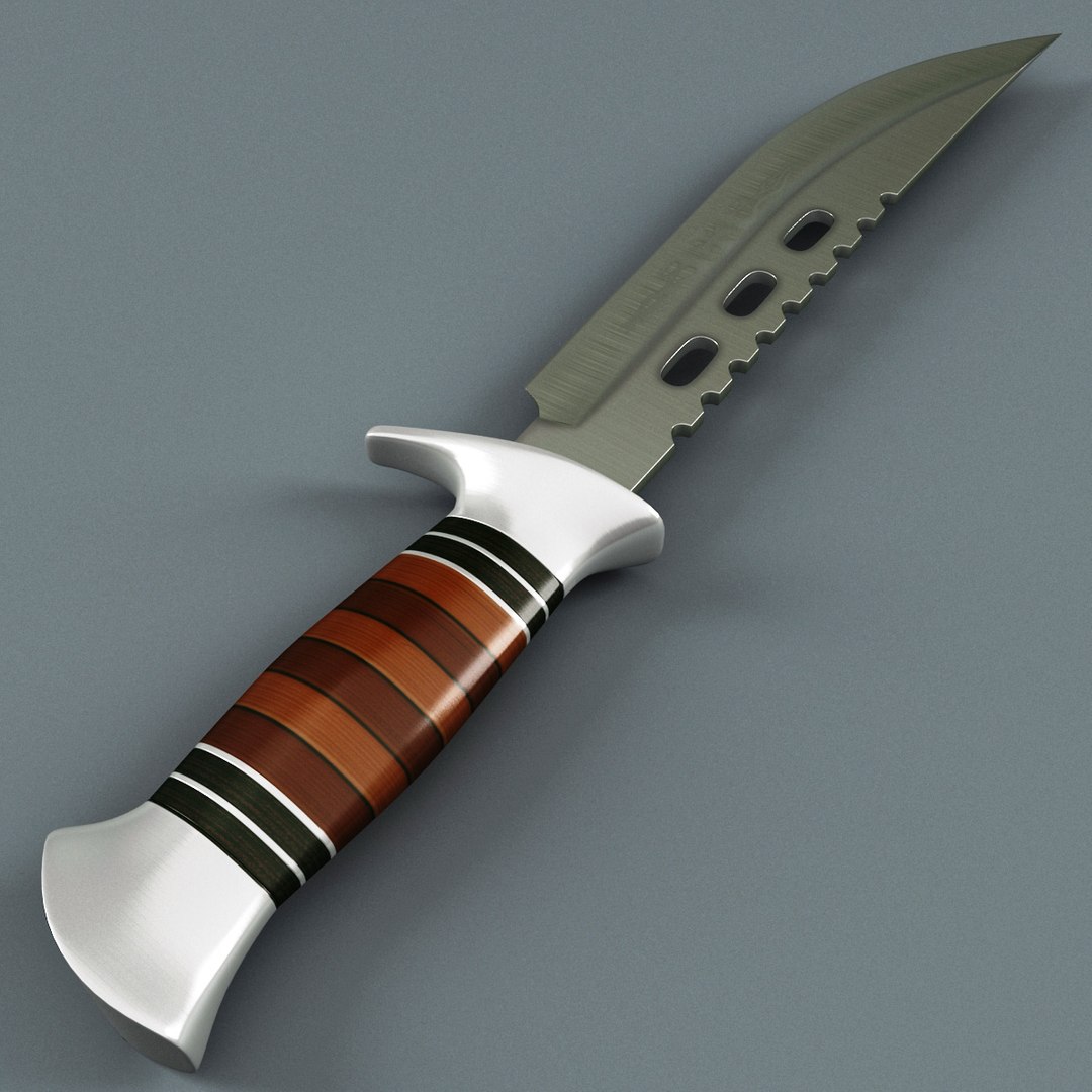 Knife Columbia V2 3d 3ds