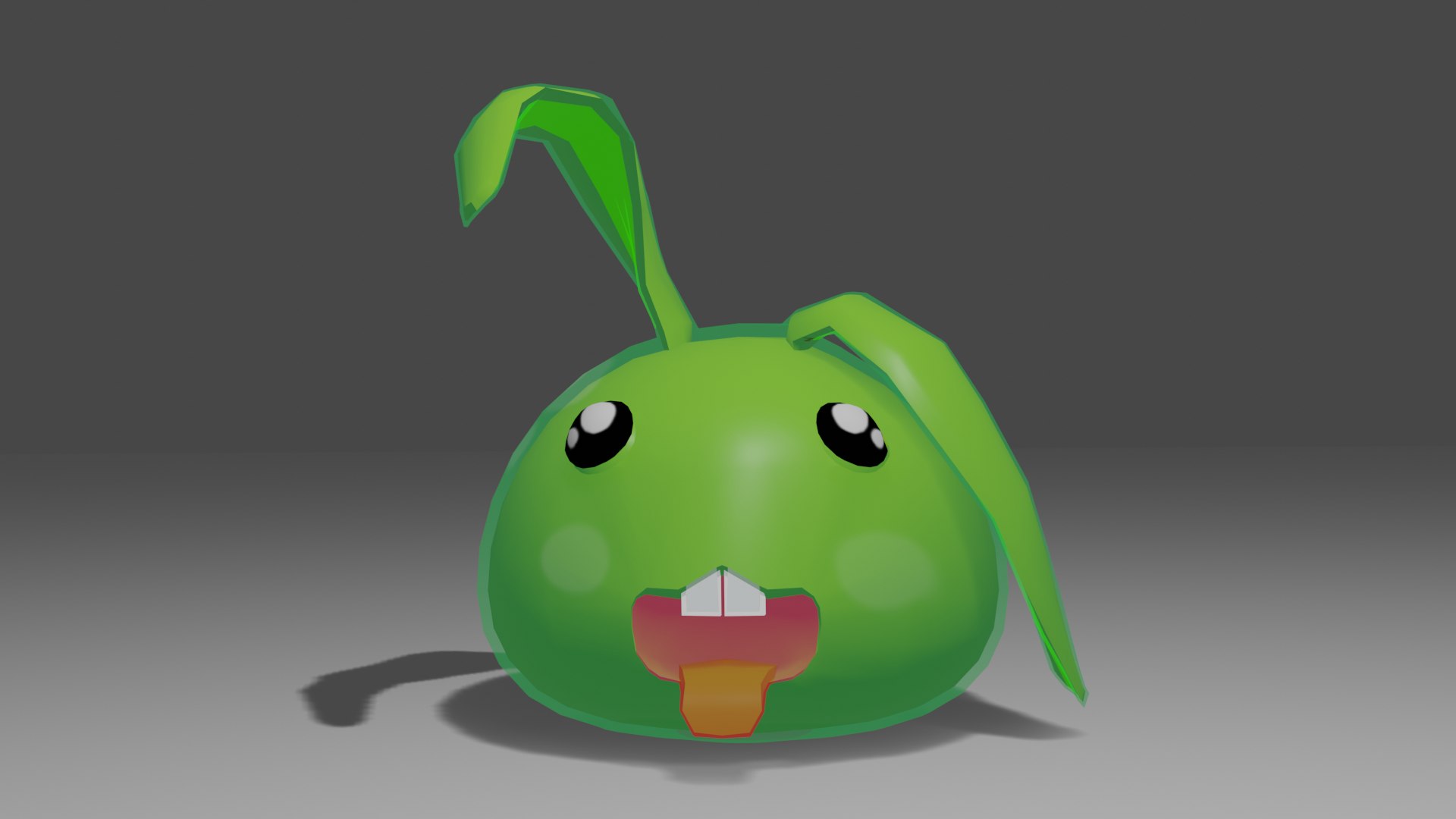 3D Cute Slime Bunny - TurboSquid 1643055