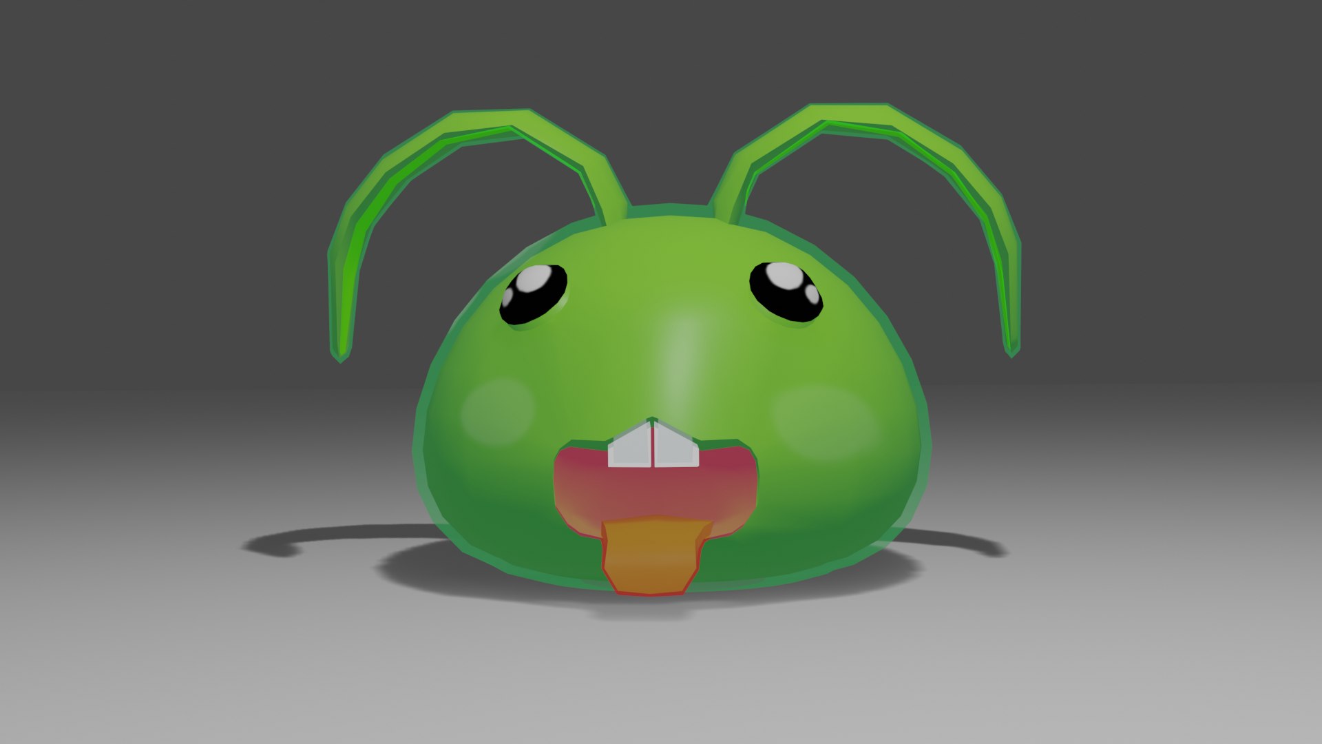 3D Cute Slime Bunny - TurboSquid 1643055