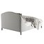 Crate and Barrel Lafayette Mist Queen Bed